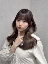 ビューレイギンザ(VIEW LEI GINZA)&nbsp;透明感カラー/顔まわりカット/マロンベージュ