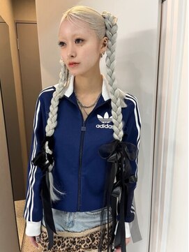 ペレ アネックス 大阪梅田茶屋町店(PELE ANNEX) ホワイトグレージュ/デジタルパーマ/フェザーパーマ/梅田