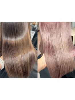 <本気の髪質改善>見せかけじゃない”純度100%美容トリートメント”で艶感UP［横浜駅/縮毛矯正/白髪染め］
