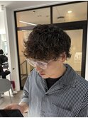韓国マッシュ/ツーブロック/ツーブロック/カルマパーマ/ウルフ