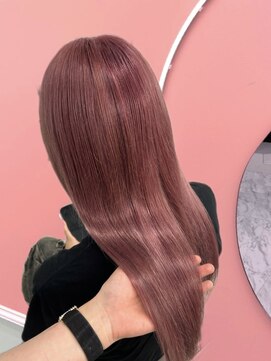 ガーランド(Girland) 【girland】ブリーチダブルカラー/ピンクカラー/ロングヘア