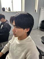 ガオプロデュースバイレボ(gao produced by revo)&nbsp;センターパート/ニュアンスパーマ/毛流れヘア/フェザーパーマ