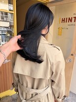 ヒントステーション(HINTSTATION)&nbsp;〈浅草 半個室〉髪質改善/ブルーブラック