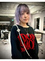 ロテサカエ(Lote.Sakae)&nbsp;着物ヘア/大人ガーリー/ダークアッシュ/似合わせカット/栄