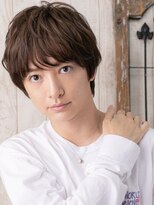 モッズヘア メン 仙台愛子駅前店(mod's hair men)&nbsp;くせ毛風フルバング爽やか学生ニュアンスパーママッシュb仙台