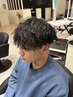 「佐竹指名限定」 メンズカット+パーマ 前処理付き