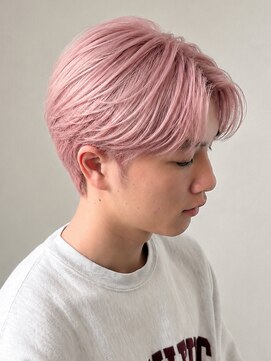 サラジュ 仁川店(SARAJU) 【メンズ特化】森山担当 韓国風毛流れヘア×ペールピンク