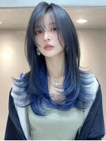 サロンドアイ(salon de i)&nbsp;デザインカラーレイヤー × ブルーグレージュ