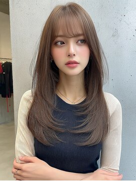 レア 銀座(Le'a) レイヤーカットハイレイヤー顔周りカット韓国風レイヤー髪質改善