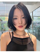 ミンクス 原宿店(MINX)&nbsp;ボブ ナチュラル内巻きボブ 抜け感 抜け感ボブ スタイルチェンジ