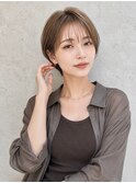 クールショート/ハンサムショート/ミルクティーベージュ