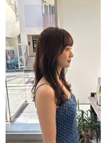 トレ(tre.)&nbsp;艶感ウェーブレイヤーロング