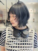 キーン 吉祥寺店(keen)&nbsp;【AYAKA】ブルーブラック×ハッシュボブ /吉祥寺