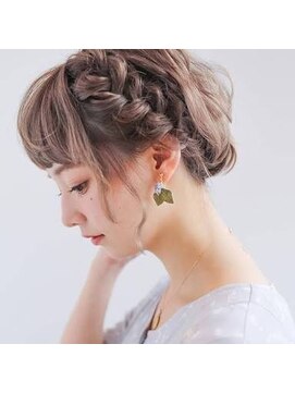 アンブル リュクス 池袋(amble luxe) トップふんわり編み込みスタイル セット1900