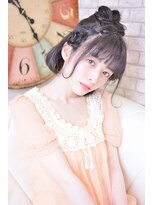 メイズ(MAZE) 【メイズ東中野・鍛原志行】フェイクブラックボブハーフおだんご