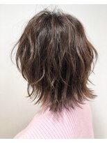 ウノプリール 茶屋町店(unopulir)&nbsp;【unolog藤波】マッシュ×ウルフレイヤー×カーキベージュ