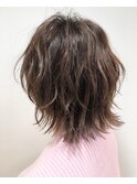 【unolog藤波】マッシュ×ウルフレイヤー×カーキベージュ