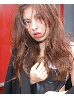 ソルトウォーター(SALT WATER)&nbsp;須崎亮太【外国人風】束感たっぷりハイライト×LONG ８　susaki