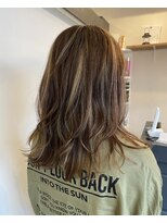 ヘアーアンドスパ エンジェイ(HAIR＆SPA enj) デザインブリーチ