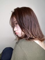 インデックスヘアソア(in'dex hair soar)&nbsp;自然体ヘア   /小顔/オリーブカラー／ハイライトカラー