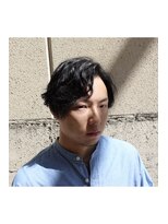 リレーションメンズヘアー(RELATION MEN'S HAIR)&nbsp;ナチュラルパーマ／ダークアッシュ/カルマパーマ
