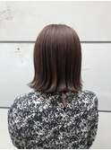 【eddie】ラベンダーブラウン×外ハネボブ