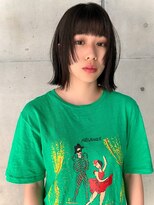 レコ 渋谷(LECO)&nbsp;顔まわりデザインカットボブ