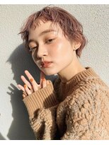 クリアーオブヘアー 一社店(clear OF HAIR)&nbsp;透けピンクにマッシュショート【@mmk26___】