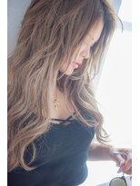 ミエル ヘア 新宿(miel hair)&nbsp;〈mielhair新宿〉ハイトーン　ダブルカラー　ロング　TOKIO