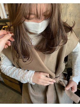 フルアヘッド(FULL A HEAD) レイヤースタイル×チョコレートベージュ