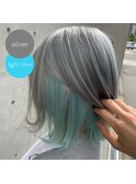 #インナーカラー #ハイトーン #ケアブリーチ