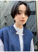 センターパート ハンサムショートヘア 20代30代【MINX/松下】