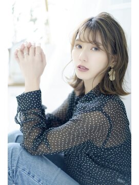 ブランチニコ(Branch nico) -外はねミディアムボブ