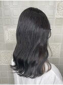 ラベンダーアッシュ×レイヤーカット