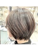 丸みショートボブ