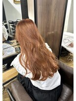 アルカナ 明治神宮前原宿(ARCANA)&nbsp;斜めバンググレージュカラーシルキーベージュ　マッシュパーマ
