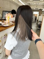 メルシー 福岡天神店(Merci)&nbsp;インナーカラー☆グレー