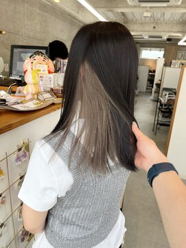 メルシー 福岡天神店(Merci) インナーカラー☆グレー