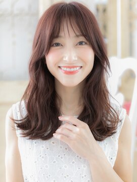 モッズヘア 福岡天神店 mod's天神/ クロスパーマOKサイドバング抜け感ふんわりカール