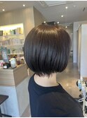 ショート×ピンクブラウン