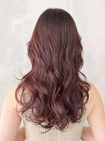 アイティーバイアルバム 藤沢店(IT by ALBUM) 秋色ピンクヘアー透明感カラーくすみベージュ_ba495071