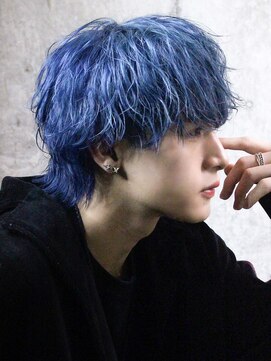 エルマーク 天王寺(L-MARK) マッシュナチュラルカラーマッシュメンズヘアカラーツーブロック