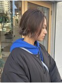 外ハネのラフボブ