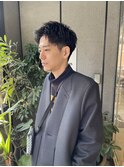 【メンズ】短髪アップバング1