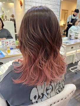 ヴァイブス(vibes) ピンクグラデーションカラー