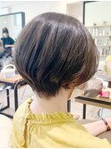 【 Ｉ. 】30代からのナチュラル前下がりショートボブ　川口