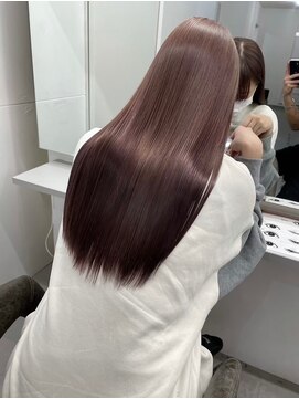 キング 枚方店(K!ng) 縮毛矯正髪質改善ハイライトレイヤーカット枚方美容室エクステ