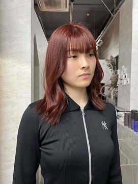 レイ(Lay.) 【スタイリストArisa】レッドカラー