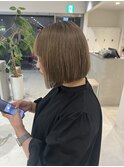 切りっぱなしボブ