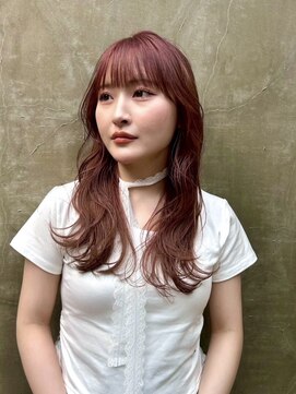 ヴィサージュバスク(VISAGE ba.s.k) 韓国風レイヤーで魅せる！ふんわりピンクスタイル☆